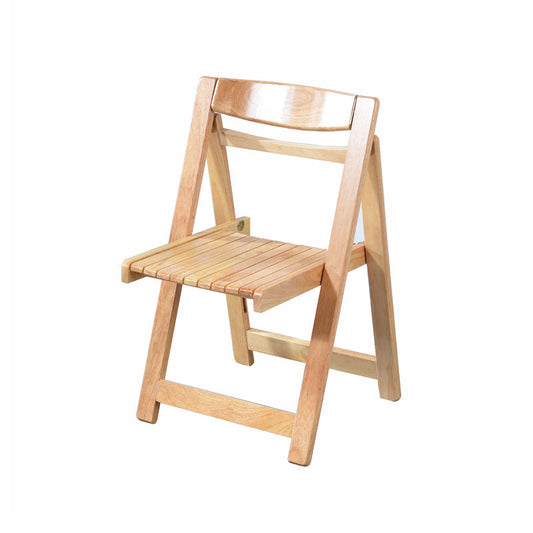 Wood Folding Chair Home Storage Bench Restaurant, Office, Backrest Chair Breathable